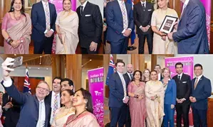Rani Mukerji launches stamp in honour of Yash Chopra at Australian  Parliament House