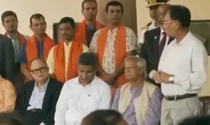 Yunus visits historic Dhaka temple, assures no discrimination against Hindus in Bdesh