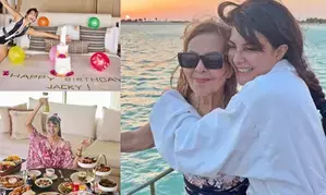 Jacqueline Fernandez feasts in Saudi Arabia on her birthday getaway