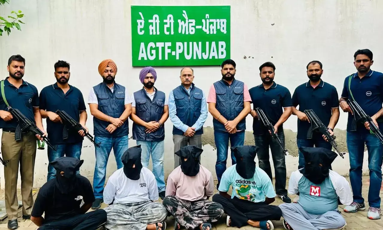Punjab Police Thwarts Criminal Plot Ahead of Independence Day: Five Arrested in Major Anti-Gang Operation