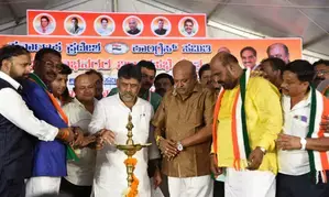 BJP leaders cant stop guarantee schemes even in 100 lifetimes: K’taka Dy CM