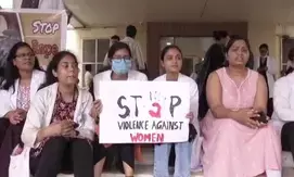 Kolkata rape-murder case: Protesting Indore doctors demand capital punishment for culprits