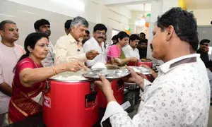 Andhra CM Chandrababu Naidu re-launches Anna Canteens