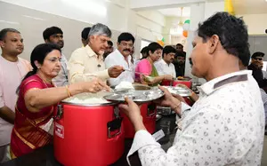 Andhra CM Chandrababu Naidu re-launches Anna Canteens