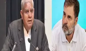 Person in Constitutional position giving wings to narrative aimed at destroying economy: V-P Dhankhars dig at Rahul