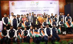 Largest-ever Indian contingent gets grand send-off for Paris 2024 Paralympics