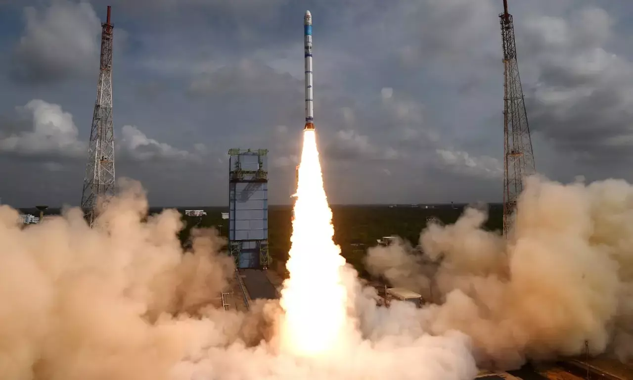 ISRO Launches EOS-08 Earth Observation Satellite on SSLV-D3