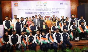 Largest-ever Indian contingent gets grand send-off for Paris 2024 Paralympics