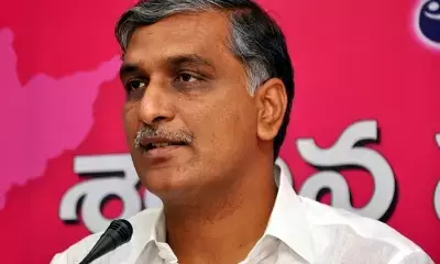 Telangana MLA Harish Rao’s office in Siddipet vandalised; BRS blames Cong