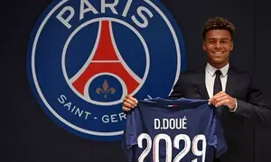 Football: PSG sign French midfielder Desire Doue from Rennes on a five-year contract