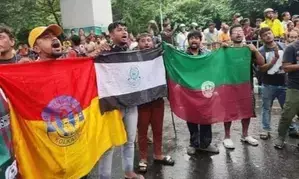 Police lathi-charge rival football fans seeking justice for RG Kar victim in Kolkata