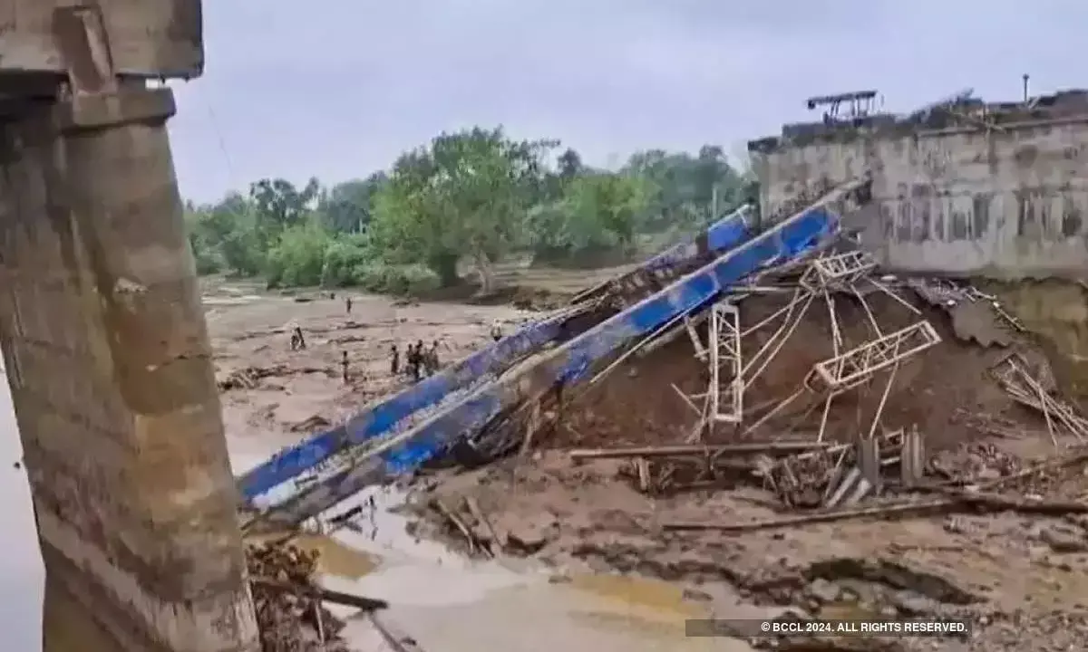 Ganga Bridge Collapses for Third Time in Two Years, Contractor Blamed for Faulty Design