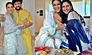 Nia Sharma ties rakhi to her brother, Ek Hazaaron Mein co-star  Krystle; shares photos