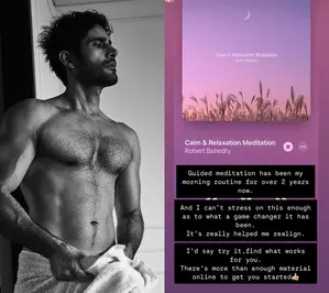 Karan Tacker says Guided meditation has helped me realign Karan Tacker says Guided meditation has helped me realign