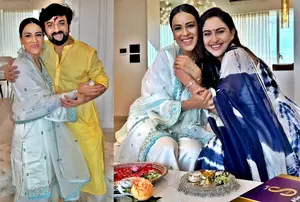 Nia Sharma ties rakhi to her brother, Ek Hazaaron Mein co-star  Krystle; shares photos