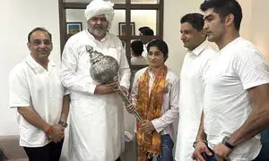 Vinesh can join politics, may contest Haryana Assembly polls vs cousin Babita: Sources