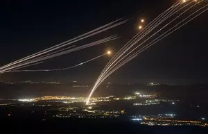 Hezbollah fires 75 rockets against Israeli targets along border