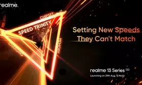 realme 13 Series 5G unveils speed trio for unmatched speed, to launch on Aug 29