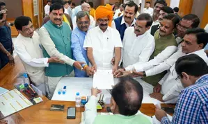 Union Minister George Kurian files nomination for RS bypolls