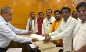 BJPs Jagannath Pradhan files nomination for Rajya Sabha bypoll from Odisha (Ld)