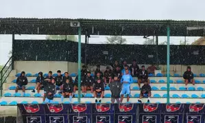 Ricky Meetei and teammates await more action in rain-drenched Kathmandu