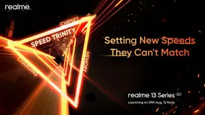 realme 13 Series 5G unveils speed trio for unmatched speed, to launch on Aug 29 realme 13 Series 5G unveils speed trio for unmatched speed, to launch on Aug 29