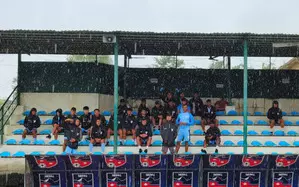 Ricky Meetei and teammates await more action in rain-drenched Kathmandu