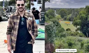 Sanjay Kapoor basks in the glory of nature at this scenic location