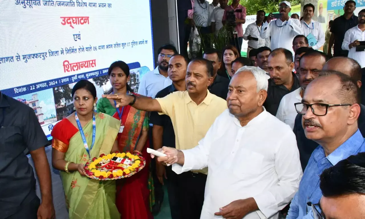 CM Nitish Kumar Inspects Muzaffarpur Bypass Construction, Directs Officials to Expedite Work