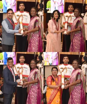 Prez Murmu presents Rashtriya Vigyan Puraskar 2024, 33 awards given to distinguished scientists Prez Murmu presents Rashtriya Vigyan Puraskar 2024, 33 awards given to distinguished scientists