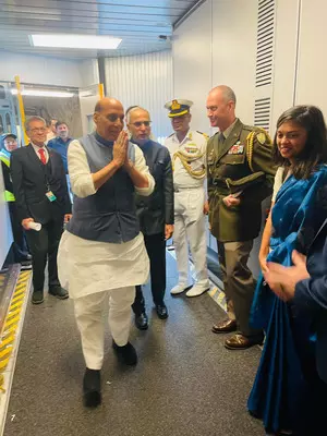 Defence Minister Rajnath Singh reaches Washington as India and US  deepen strategic partnership