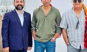 Pratik Gandhi, Hansal Mehta shoot for ‘Gandhi’ in Udaipur