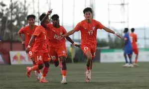 SAFF U20 Cship: Kipgen’s 95th-minute wonder strike seals semifinal berth for India