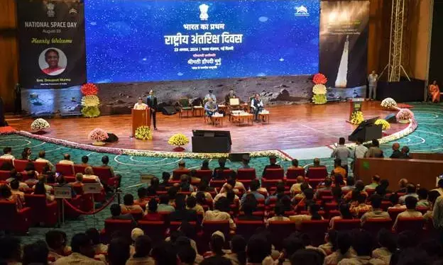India Aims for Moon Landing by 2040, Announces Space Minister on First National Space Day