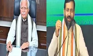 BJP confident of forming govt for third time in Haryana (Lead)