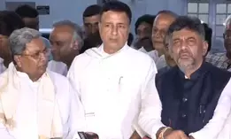 Entire Congress leadership stands with CM Siddaramaiah, says Shivakumar after meeting with high command