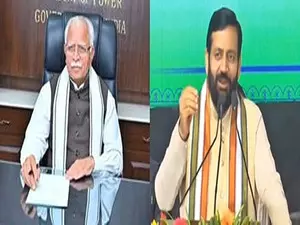 BJP confident of forming govt for third time in Haryana (Lead)