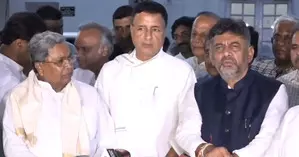 Entire Congress leadership stands with CM Siddaramaiah, says Shivakumar after meeting with high command