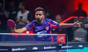 UTT 2024: Sathiyan stuns World No.20 Aruna but U Mumba overcome Dabang Delhi 9-6
