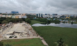 HYDRA reclaim 43 acres of encroached land in Hyderabad