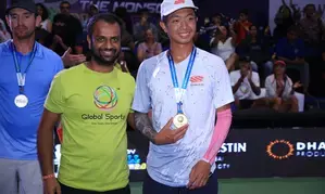 Quang Duong and Megan Fudge strike double gold at the Monsoon Pickleball Championship