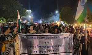 Agartala: Women take out protest rally over RG Kar horror, Tripura teachers lynching
