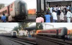 Major accident averted as Kisan Express split into two parts in UPs Bijnor Major accident averted as Kisan Express split into two parts in UPs Bijnor