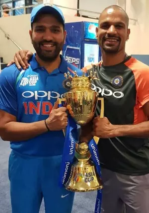 ‘You always made my job easier from the other end’: Rohit Sharma on Dhawan’s retirement