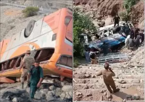 Pakistan: 41 killed in two separate bus accidents