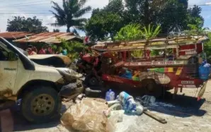 1 dead, 9 injured in jeepney accident in Philippines