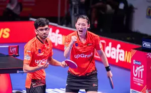 UTT: Manav’s spirited fightback in vain as U Mumba TT go down to Jaipur Patriots
