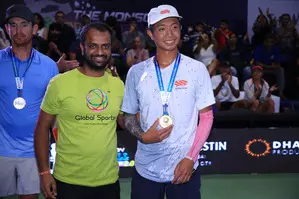 Quang Duong and Megan Fudge strike double gold at the Monsoon Pickleball Championship