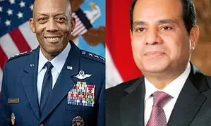 Egyptian President, top US general discuss situation in Middle East