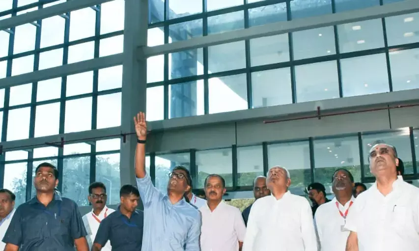 Bihar CM Nitish Kumar Inspects Under-Construction Eye Hospital at IGIMS, Directs Speedy Completion